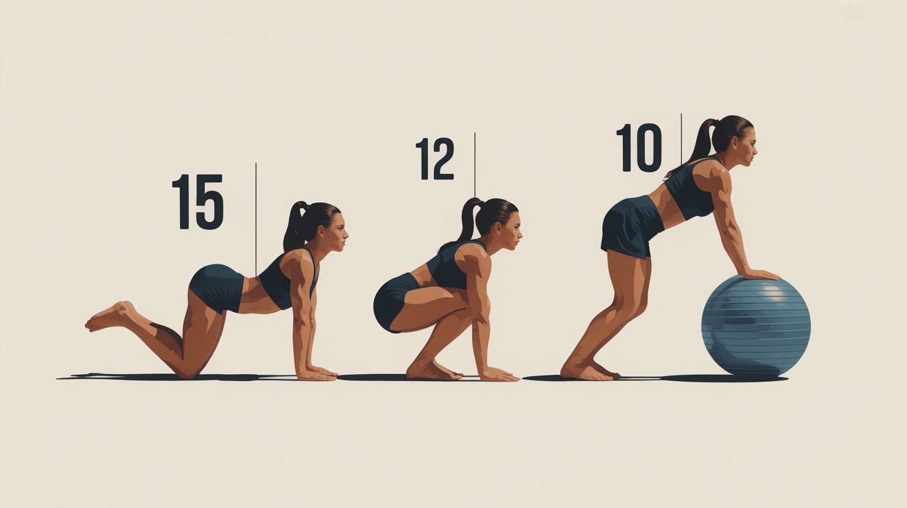 Glute bridge squat leg curl swiss ball arriere des cuisses