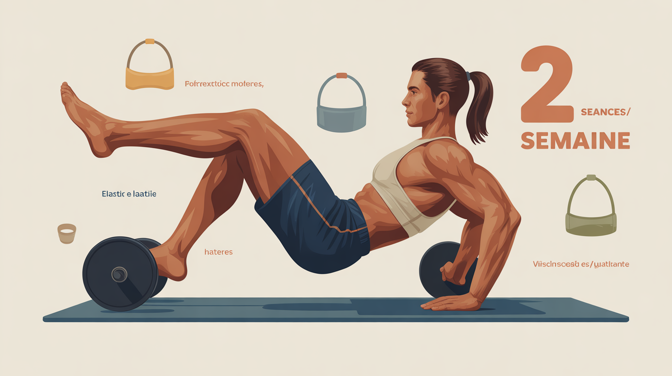 Exercice leg curl muscler ischio jambiers à la maison