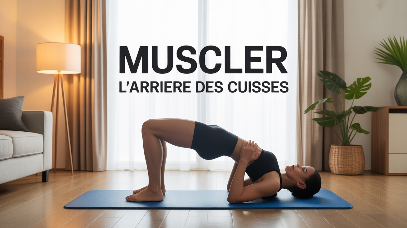 Glute bridge a domicile muscler l arriere des cuisses