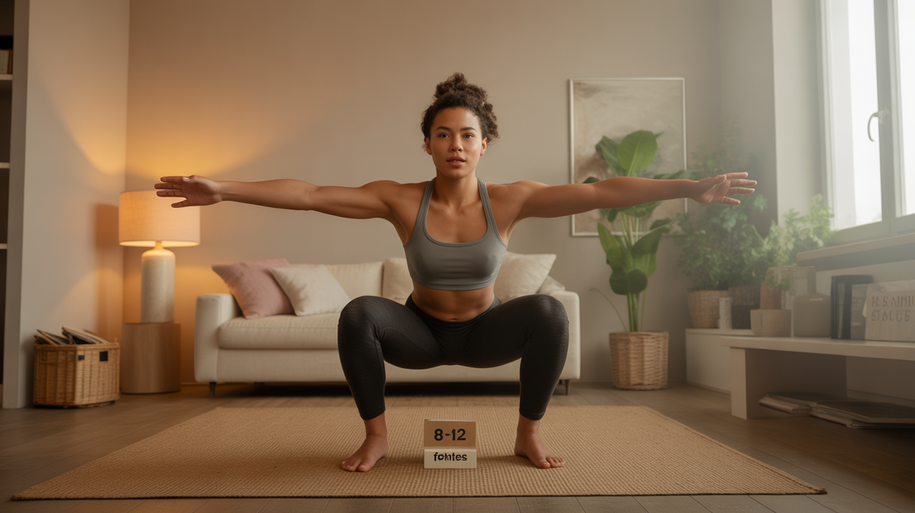 Squat hip thrust fentes efficace fessiers maison