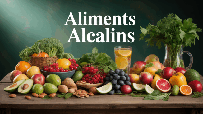 Table aliments alcalins legumes et fruits secs PRAL