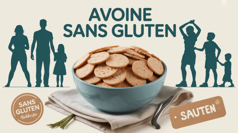 Bol flocons avoine sans gluten repas sain