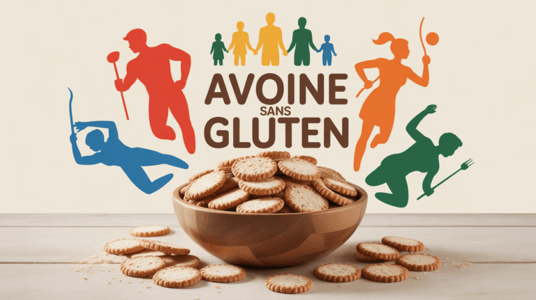 Bol d'avoine sans gluten pour nutrition sportive