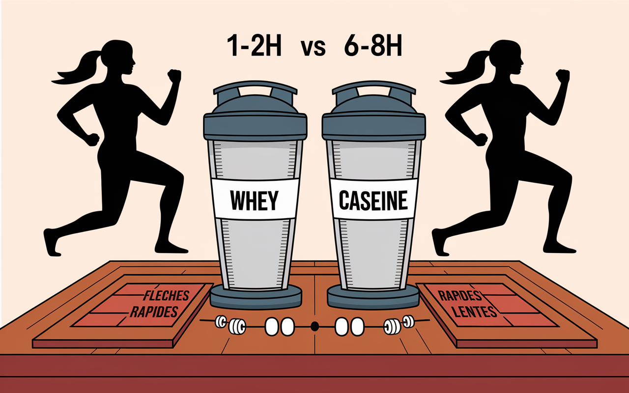 whey ou caséine effets nuit récupération sommeil