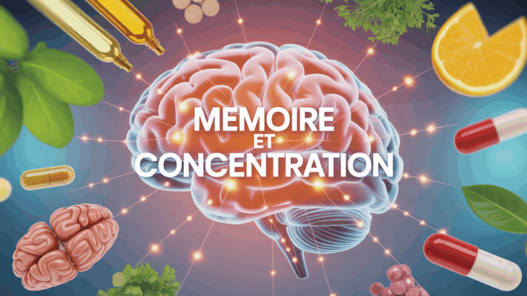 cerveau lumineux mémoire concentration vitamines gélules aliments