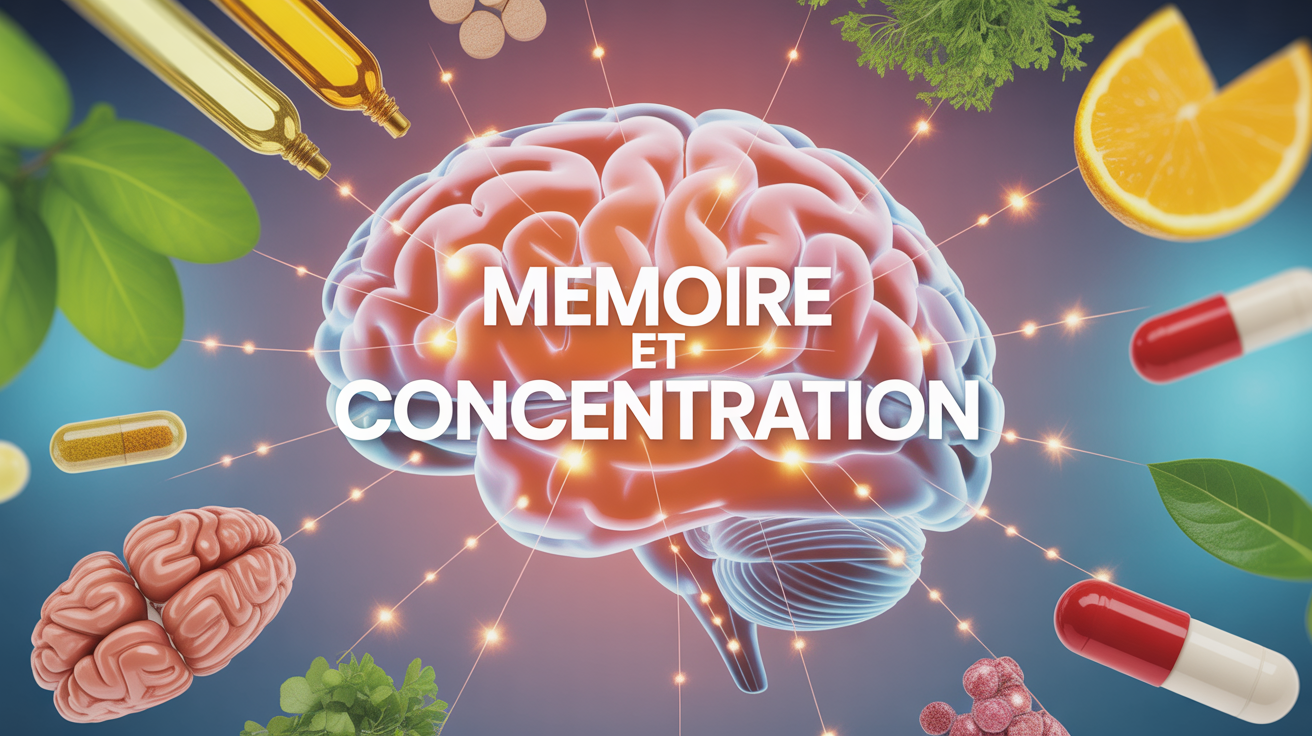 cerveau lumineux mémoire concentration vitamines gélules aliments