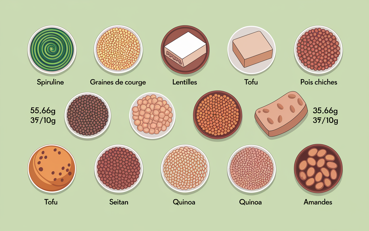 classement aliments proteines vegetales valeurs
