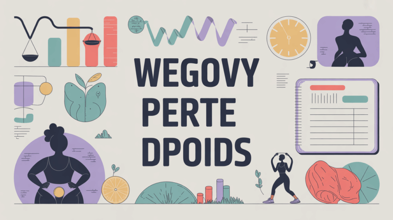 Wegovy perte de poids, balance et carnet de suivi