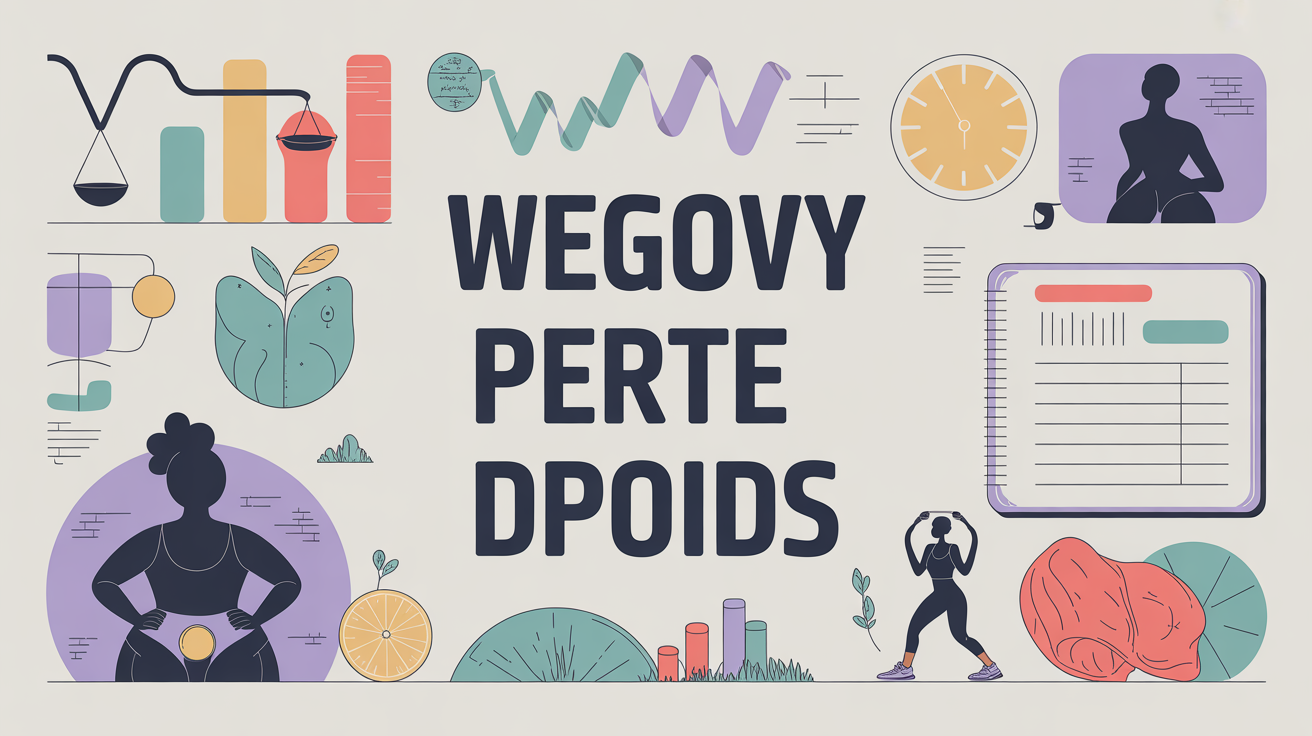 Wegovy perte de poids, balance et carnet de suivi