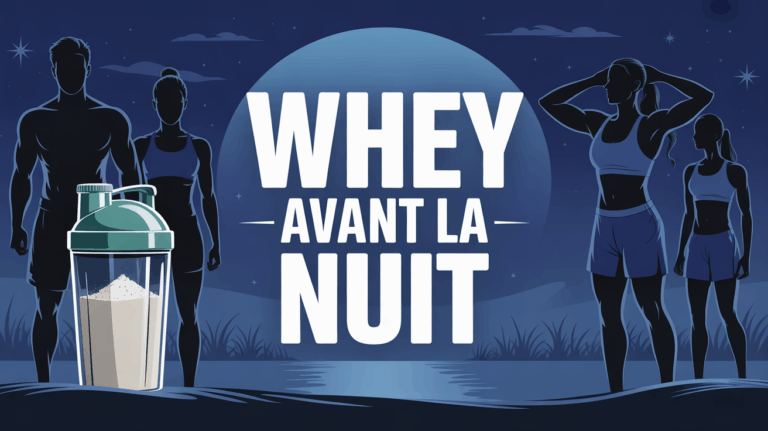 visuel whey avant la nuit sport et récupération