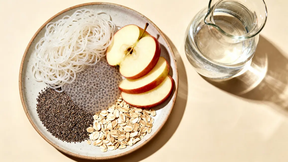 Assiette coupe-faim naturels fibres konjac chia pomme avoine