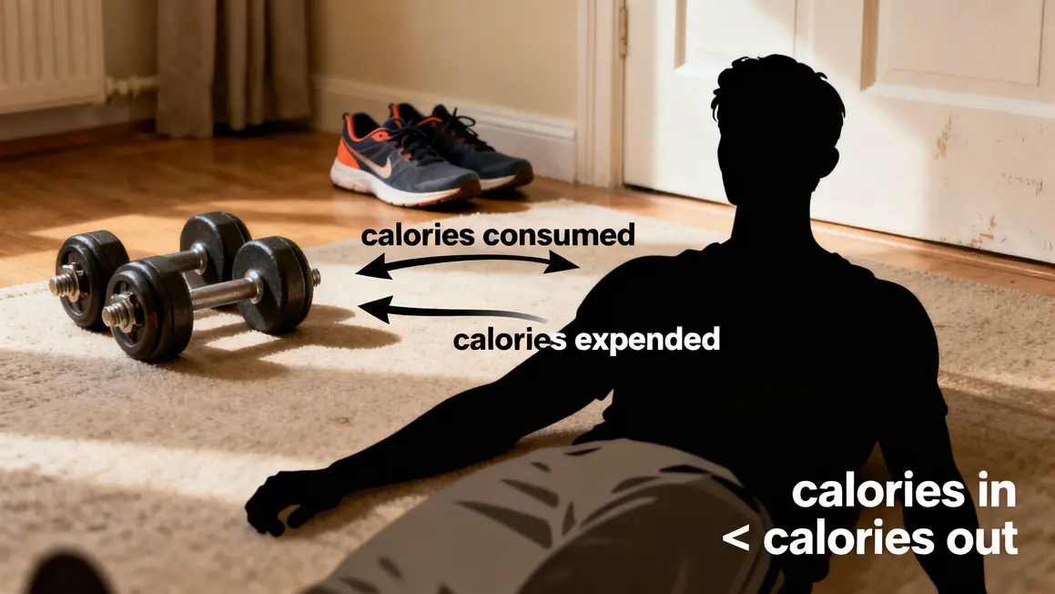 Illustration balance énergétique perte de poids calories