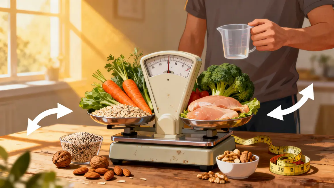 Balance aliments sains perte de poids musculation