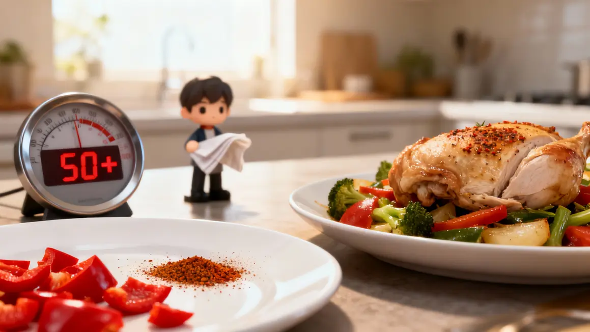 capsaïcine piment effet calories plat poulet