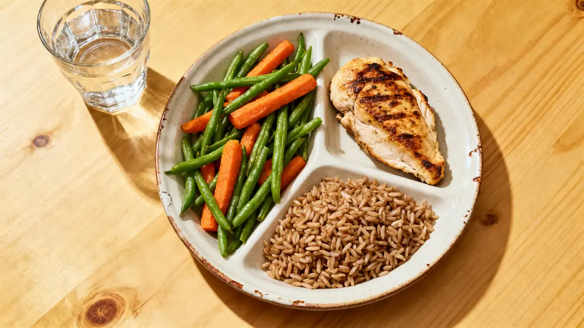 maigrir efficacement assiette equilibree legumes proteines glucides