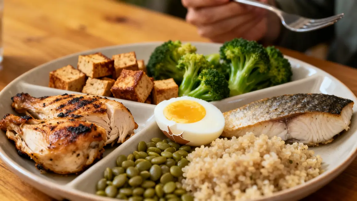 Table aliments riches protéines fibres perte de poids