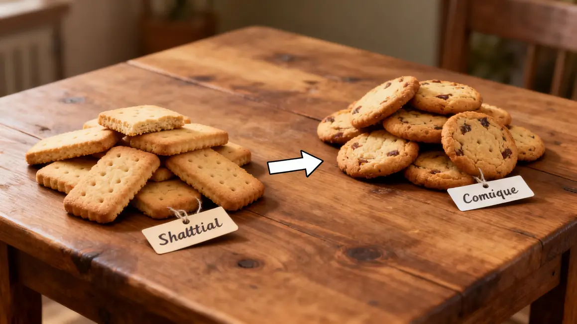 Différence calories sablés industriels et biscuits maison