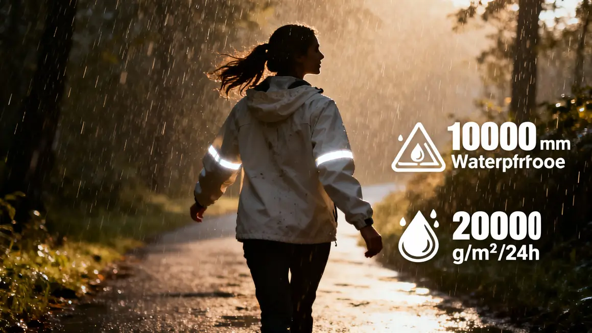 veste pluie running femme impermeabilite respirabilite silhouettes