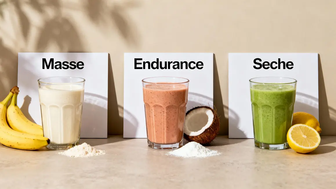 Trois recettes pre workout maison prises de masse endurance sèche