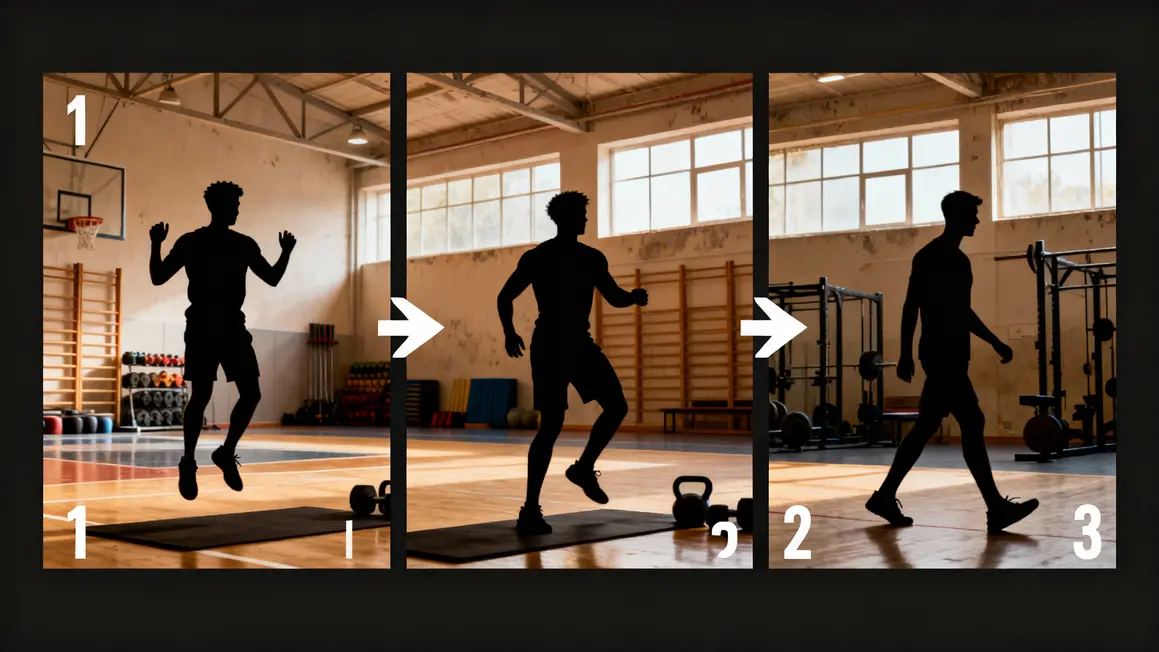 phases séance cardio échauffement burpees récupération