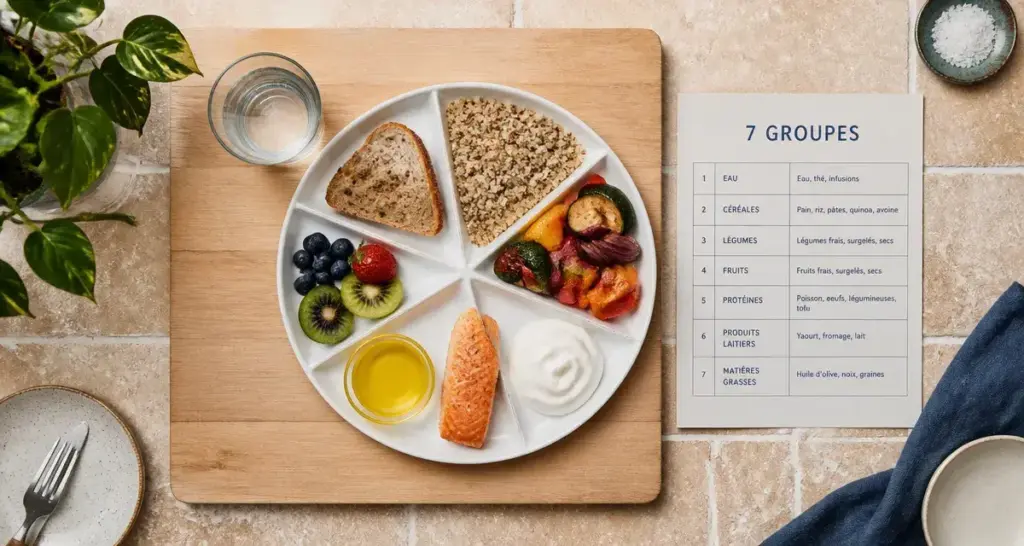 Les 7 groupes d aliments tableau pour structurer vos repas