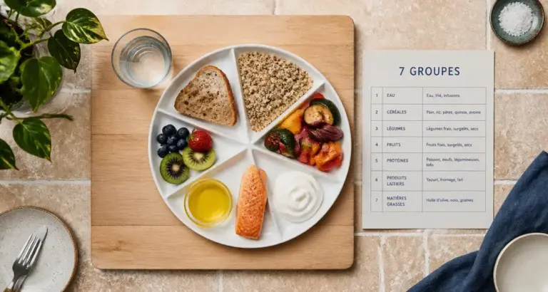 Les 7 groupes d aliments tableau pour structurer vos repas