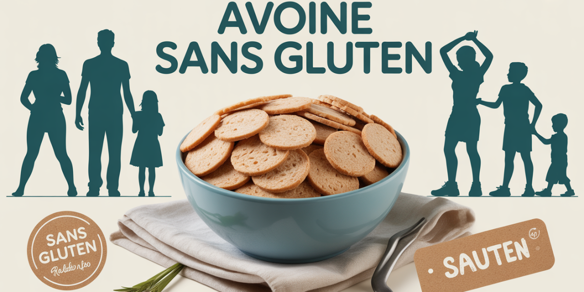 Bol flocons avoine sans gluten repas sain