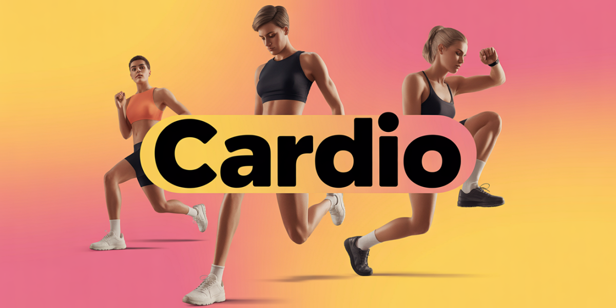 Personnages font des exercices cardio comme course velo corde jumping jacks