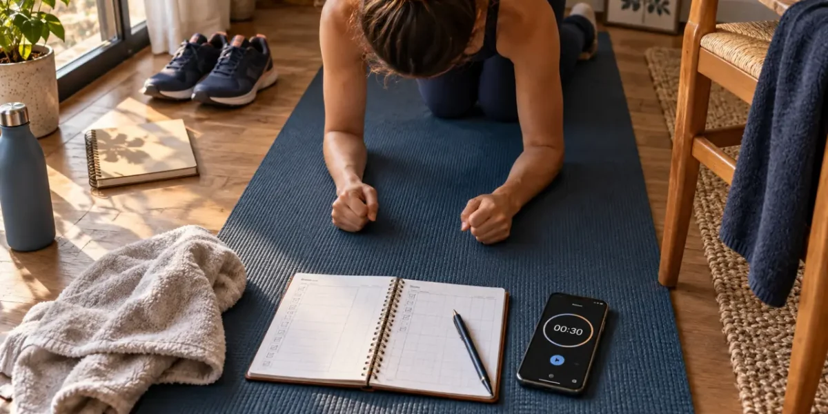 Femmes fitness : gainage à la maison, progression sans s’épuiser
