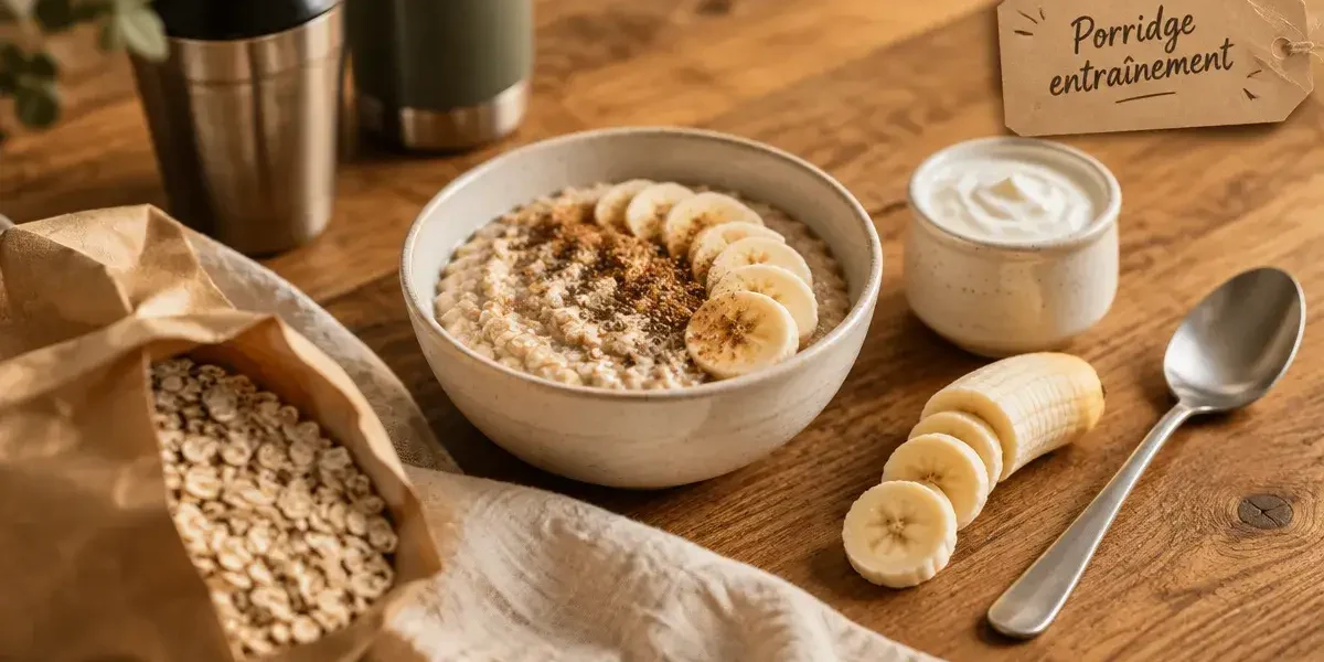 Flocons d'avoine musculation : porridge entraînement