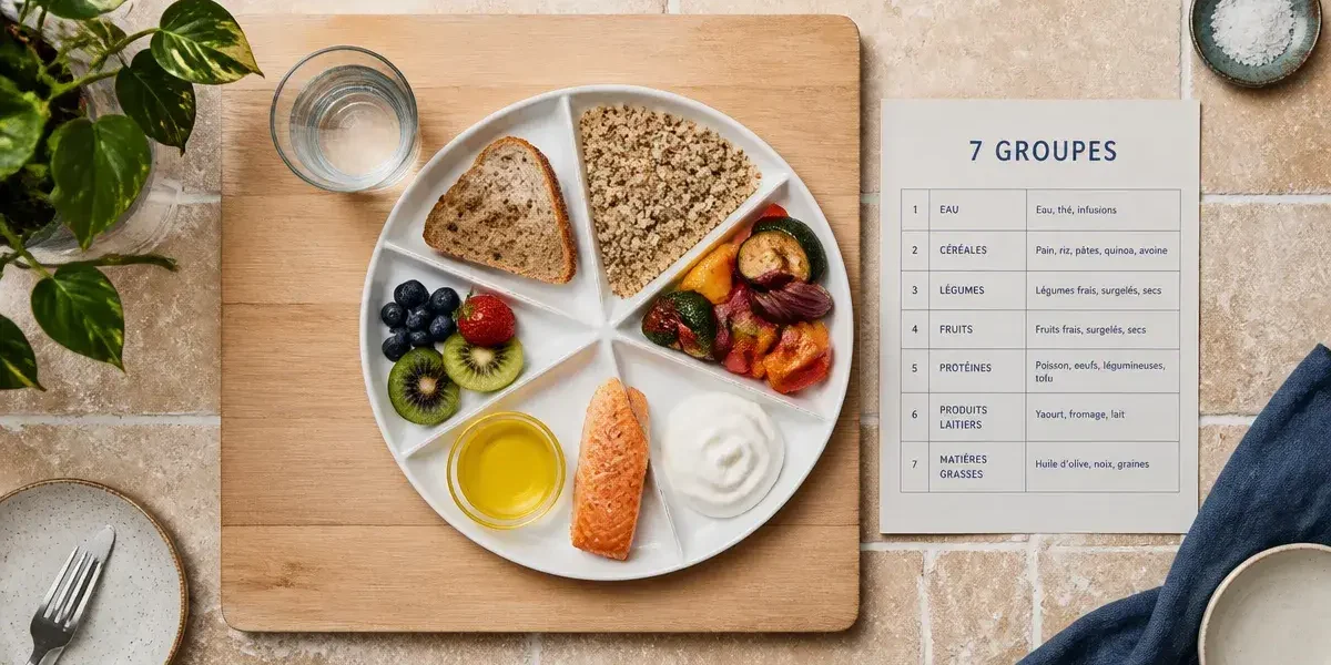 Les 7 groupes d aliments tableau pour structurer vos repas