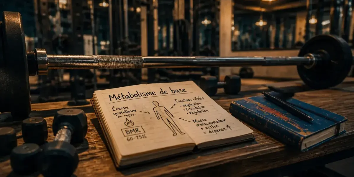Métabolisme et musculation : 3 à 4,5 calories par kilo, entraînement en salle