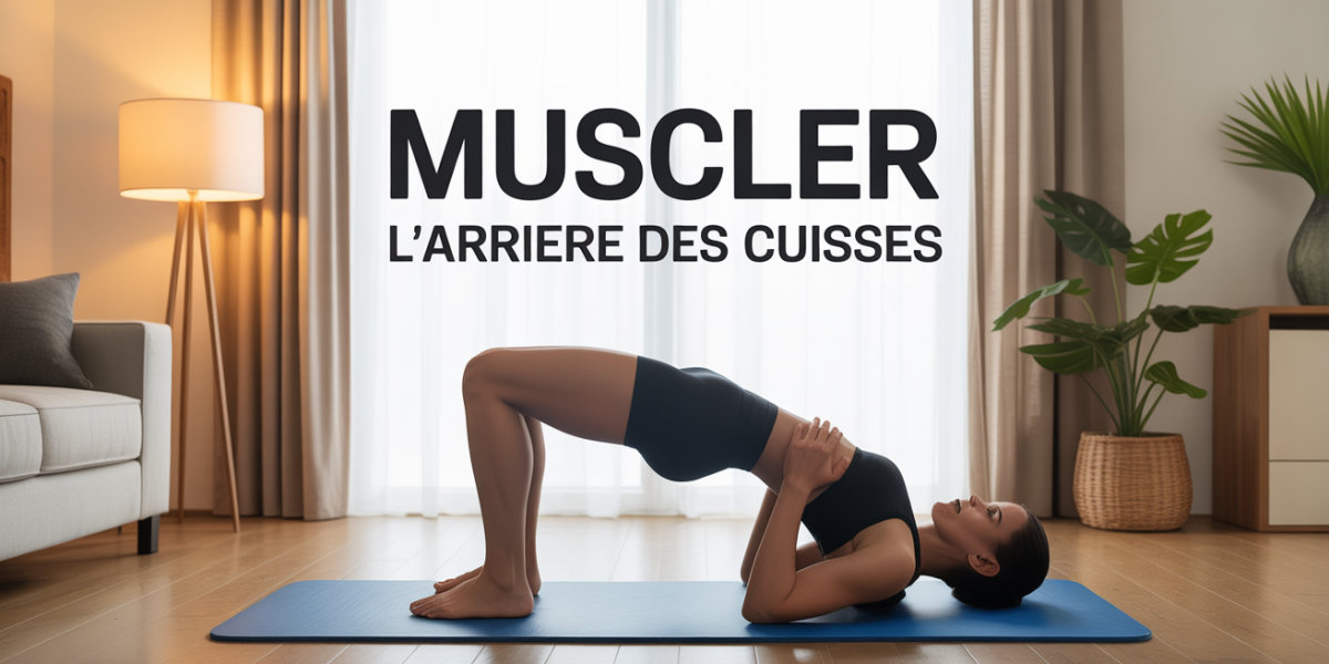 Glute bridge a domicile muscler l arriere des cuisses