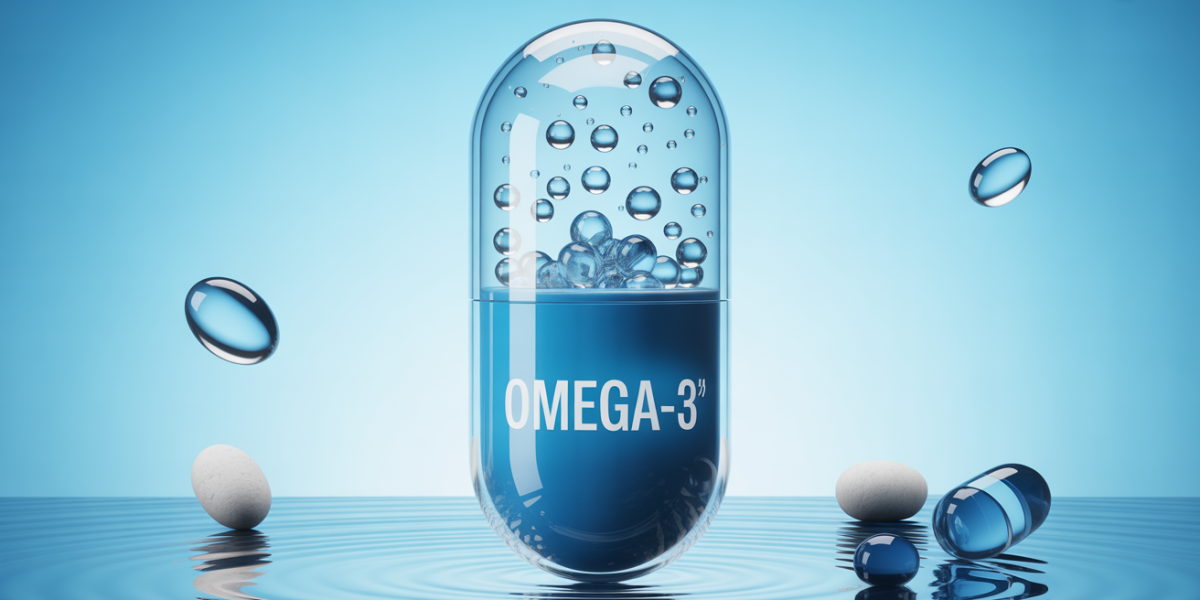 Capsule omega-3 transparente goutte santé nutrition