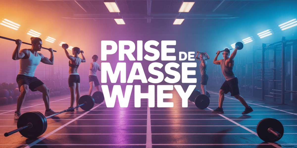 Scène de musculation prise de masse whey