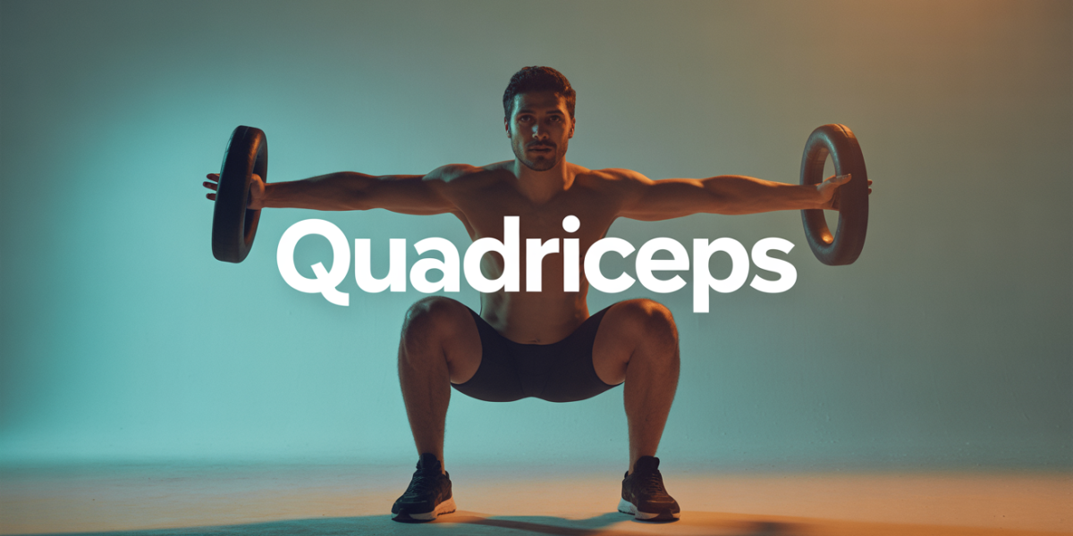 quadriceps muscler silhouette squat sportif