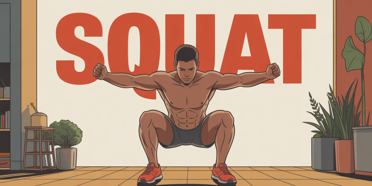 illustration squat muscles principaux preparation physique