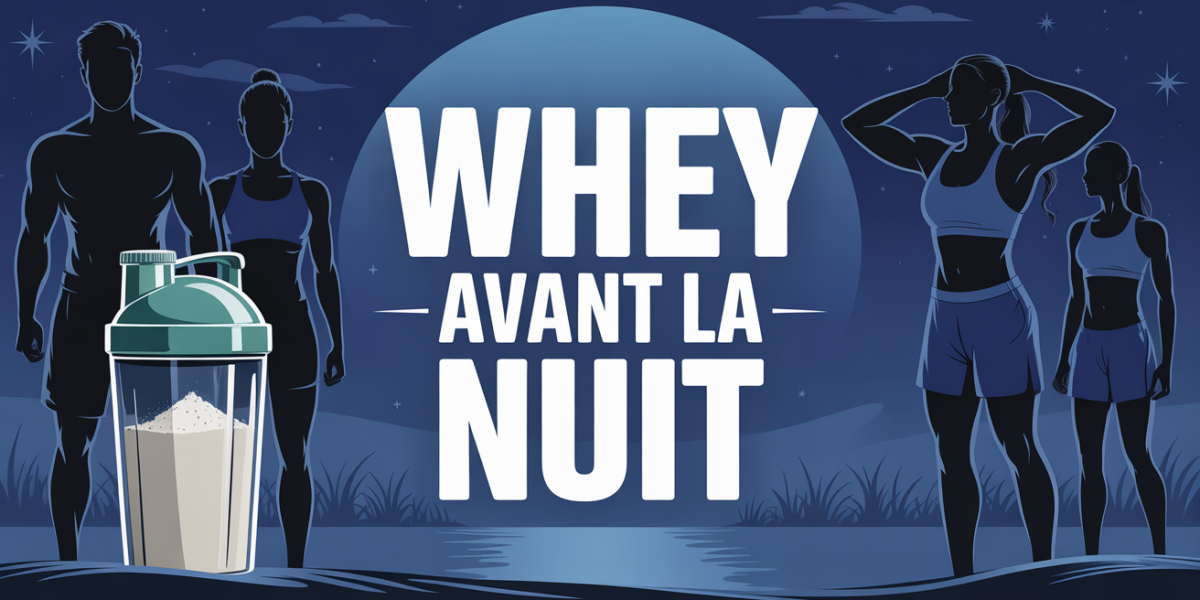 visuel whey avant la nuit sport et récupération